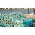thumbnail image 5 of Turquoise Sofa Sleeper, Sofa for Living Room, L Shaped Modular Sofa, Arabic Floor Cushions, Sofa Bed, Full Size Futon Mattress, Couch Bed, 5 of 5
