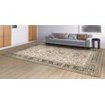 thumbnail image 2 of Couristan Zahara Farahan Amulet Area Rug, 5'3" x 7'6", Oatmeal-Black, 2 of 8