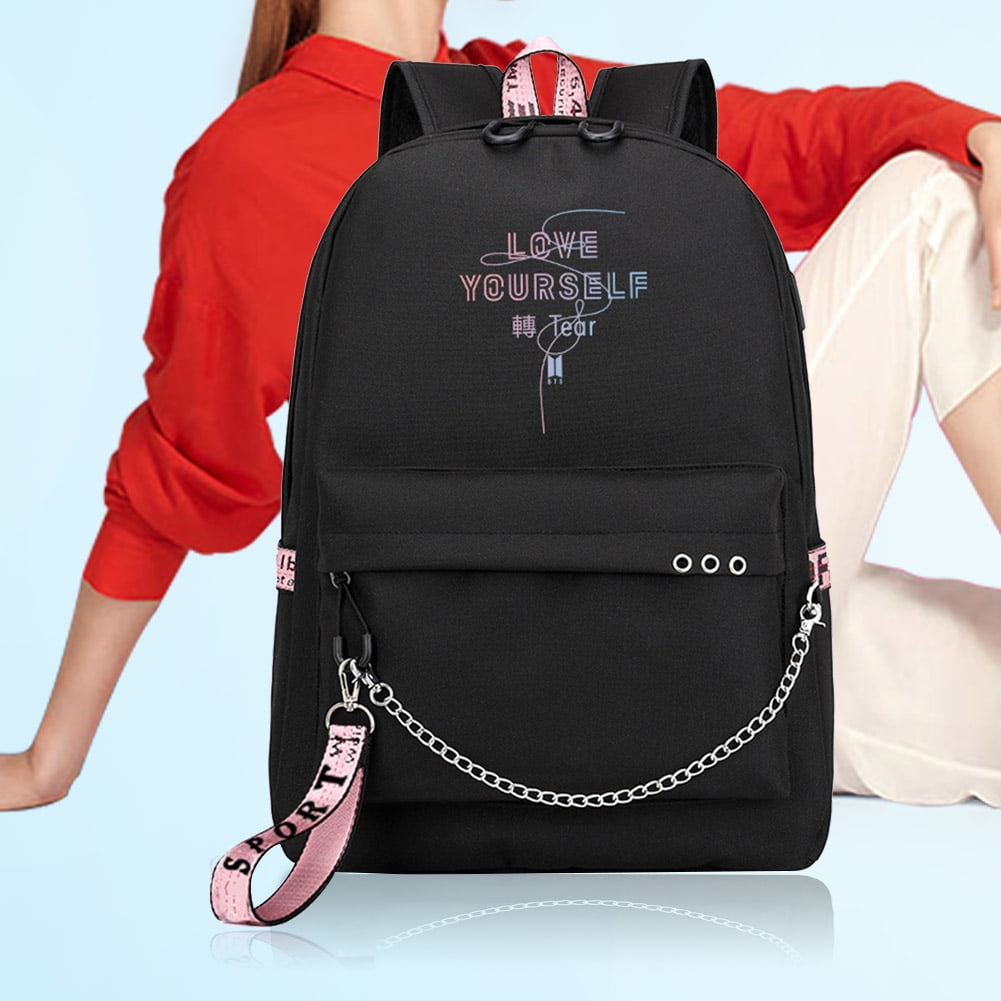 Buy CHAIRAY Kpop BTS Backpack Suga Jungkook Jimin Canvas Bag Rabbit Ear  Daypack Travel Bag Online at desertcartINDIA