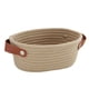 thumbnail image 5 of Inteprter Cesta de almacenamiento Tejido a mano Cuerda de algodón Contenedor Cestas de juguete Cesto Cosmético Armario Armario Estante Cómoda Type2 NO2, 5 of 6