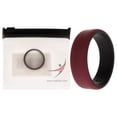 thumbnail image 1 of Anillo de boda de silicona de 2 capas biselado de 8 mm - Burdeos de ROQ para hombres - Anillo de 13 mm, 1 of 1