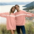 thumbnail image 2 of Matching Sweatshirts for Couples I Love You This Much Pullover Cute Message Matching Couples Outfits Oversized Long Sleeve Graphic Shirt, 2 of 8
