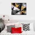 thumbnail image 4 of HOMICOZI Large Wall Art Gold Wall Decor Black And White Picture Painting Artwork for Bedroom Dinning Room Framed Canvas Art Modern Home Decoration, 4 of 4
