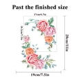 thumbnail image 5 of Floral Toilet Stickers PVC Flower Murals Lightweight Waterproof Self-adhesive Paintings For Bathroom Decoration, 5 of 9