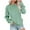Green, variant on VERUGU Sweatshirt for Women Casual Crewneck Pullover Fall Loose Long Sleeve Lightweight Tunic Tops Fashion Solid Shirts Dark Gray S