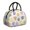 Dog Paw Print, variant on Dog Paw Print Rainbow Chevron Pattern Insulated Lunch Bag,Leakproof Large Capacity Lunch Box for Work,Picnic or Travel,11.4 X 6.7 X 8.3 Inches