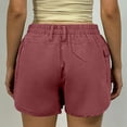 thumbnail image 4 of Wutalume Jeans for Women Plus Size Denim Shorts, Stretch Slim Fit Jean Shorts with Versatile Wash for Summer Casual Style,Pink L, 4 of 5