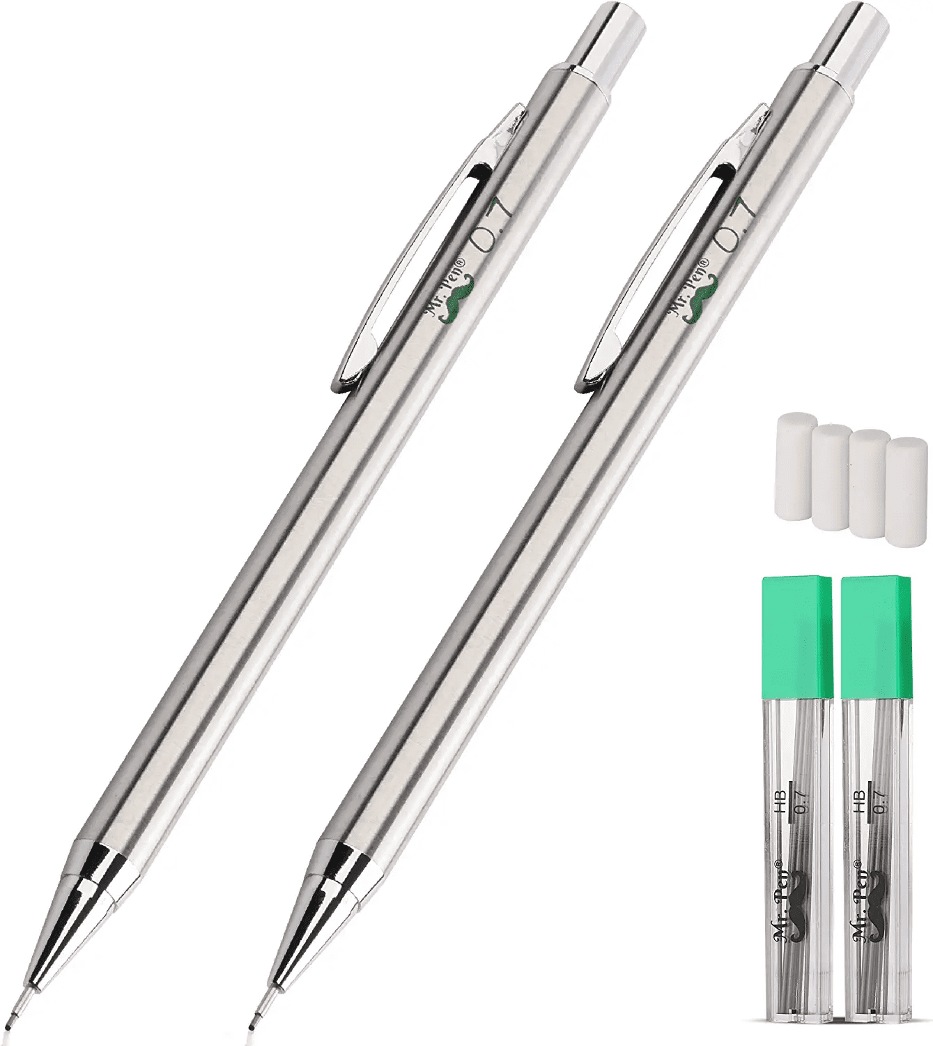 ●新品 ●裁断機 純正 約16cm ●HIGH SPEED STEEL ハイス鋼 Zebra Pen M-701 Stainless Steel Mechanical Pencil, 0.7mm Medium