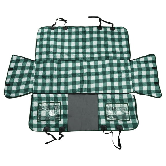 Unique Bargains 1 Pc Durable Car Seat Cover for Pet Bright Color Detachable Green