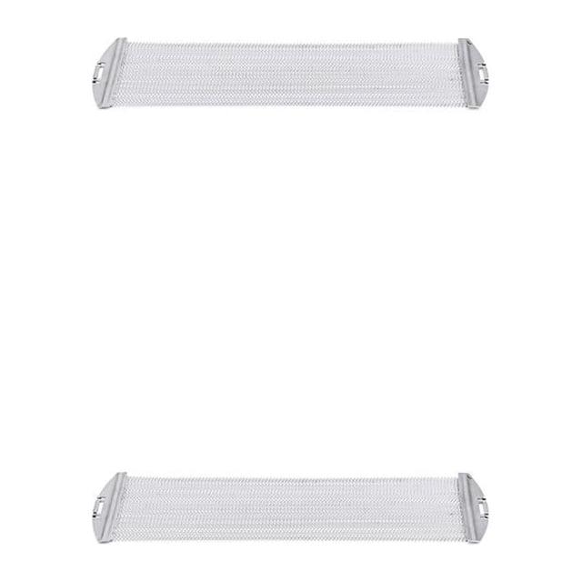 Wweixi Fil de Tambour Caisse Claire Bonne Élasticité Forte Résistance à la Traction Fil d'Acier Ceinture de Sable Ressort de Tambour Accessoires d'Instrument de Percussion 30,5x6,5 cm 2 Pcs