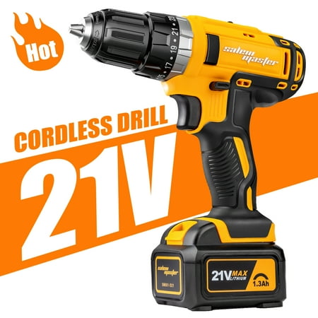 

SALEM MASTER 21 Volts 3/8 23+1 Electric Drill Driver Cordless Impact Drill