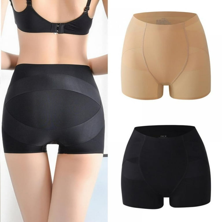 Womens Seamless Shaping Boyshorts Panties Tummy Control Underwear Slimming  Shapewear Shorts Beige XL