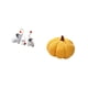thumbnail image 5 of Esculturas de elefantes,Estatuas de elefantes,decoración del hogar,artesanías de cerámica,Almohadas de calabaza de Halloween,Almohadas de calabaza de Halloween Decoración del hogar, 5 of 8
