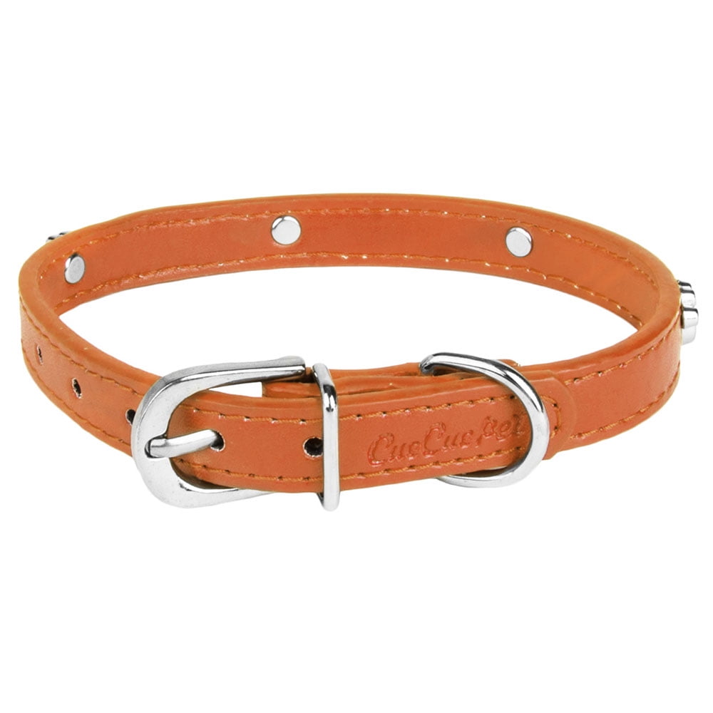 CUECUEPET Adjustable Dog Collar with Embellished Paw Bling Charms [Multiple Sizes]