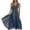 Blue, variant on SRZYMJ Mother of The Groom Dresses for Wedding Elegant V Neck Lace Appliques High Low Chiffon Flowy Formal Evening Dress