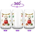 thumbnail image 2 of Happy New Year 2026 West Highland White Terrier Holiday Balloons Party Snow 16oz Glass Cup Mug Westie Westy Dog Lover Glass Can - 13018, 2 of 5