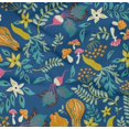 thumbnail image 4 of oneOone Cotton Poplin Twill Blue Fabric Floral Dress Material Fabric Print Fabric By The Yard 56 Inch Wide, 4 of 4