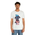 thumbnail image 4 of Happy July 4th Patriotic Dog USA Unisex Jersey Short Sleeve Tee, 4 of 12