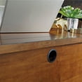 thumbnail image 4 of Homestyles Tahoe Brown Wood Pedestal Desk, 4 of 8