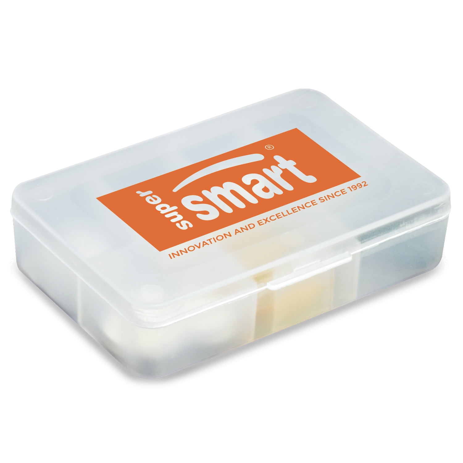 Supersmart - Pill Box Organizer - Travel Size Item - Small Storage for Supplements & Medications