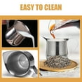 thumbnail image 3 of 4pcs Stainless Steel Milk Pitcher Cream Pitcher Small Coffee Milk Cream Pitcher Sauce Holder, 3 of 8