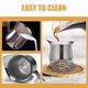 thumbnail image 4 of Jarra de leche de acero inoxidable de 4 piezas, jarra pequeña para crema, café, leche y salsa., 4 of 6