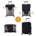 thumbnail image 4 of Anime Cartoon Stitch (9) Travel Suitcase Protector Elastic Washable Protective Baggage Covers With Concealed Zipper For 18-21 Inch Suitcase - S, 4 of 5