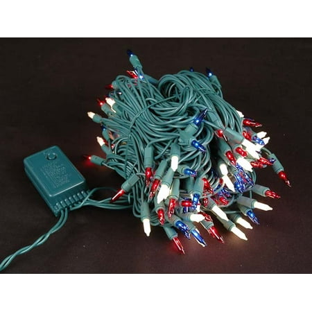 Novelty Lights Inc 140 Chasing Patio Party Mini Light Novelty Lights Inc 140 Chasing Patio Party Mini Light Set Green Wire 46 5 Long