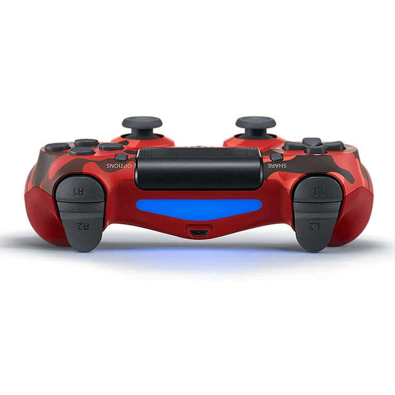 Foreman Indkøbscenter Officer SPBPQY Wireless Game Controller Compatible with PS4,Analog Sticks/6-Axis  Motion Sensor With Charging Cable- Red Camo - Walmart.com