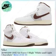 thumbnail image 2 of Size 9 - Nike Air Force 1 '07 High White Light Chocolate, 2 of 6