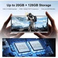 thumbnail image 4 of Smartphone FossiBot S3 Pro, 20 GB de RAM, 128 GB de ROM, 6.67 pulgadas, 5000 mAh, 4 of 5