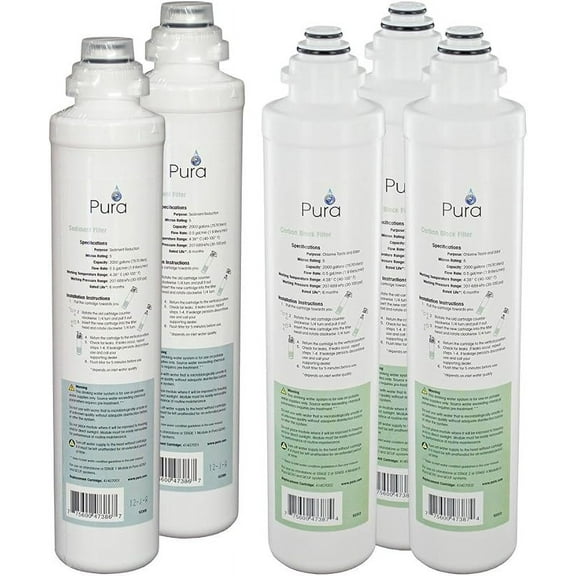 Pura 41407011 Annual Filter Replacement Kit for QCRO
