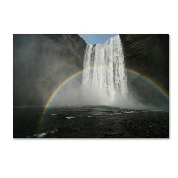 Trademark Fine Art 'Power of Water' Canvas Art by Mathieu Rivrin