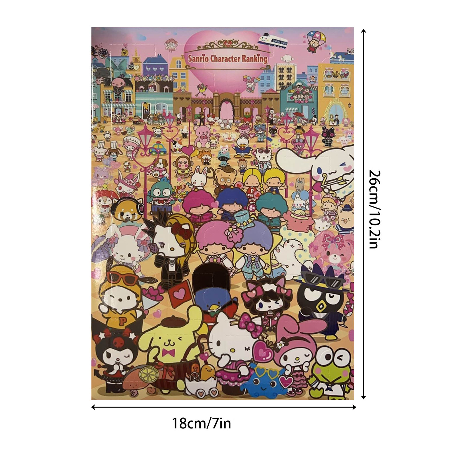 Advent Calendar 2024 24pc Sanrio Christmas Advent Calendar with