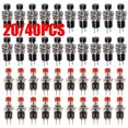 thumbnail image 4 of 20/40PCS Lockless Momentary ON/OFF Push button Red/Black Mini Switch PBS-110, 4 of 14