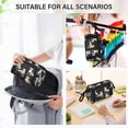 thumbnail image 7 of Nylon Fish Mouth Pencil Case with Large Capacity Zipper Pencil Pouch White Dalmatian Dogs Pencil Bag Organizers, 7 of 7