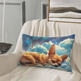 thumbnail image 5 of Daiia Artistic Starry Sky Cloud Dog Bedding Waterproof Pillow Protector Zippered Queen – Bed Bug Proof Pillow Encasement-20"x30", 5 of 6