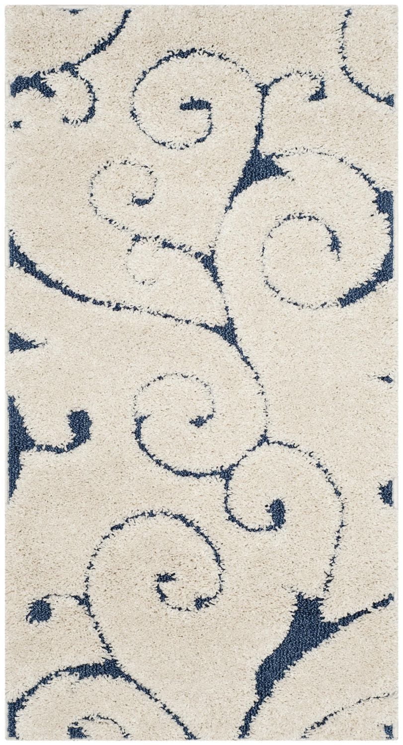 SAFAVIEH Florida Douglas Floral Vines Shag Area Rug