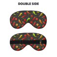 Cauagu Chili2 Print Sleep Eye Mask, Blindfold Eye Sleep Shade Cover