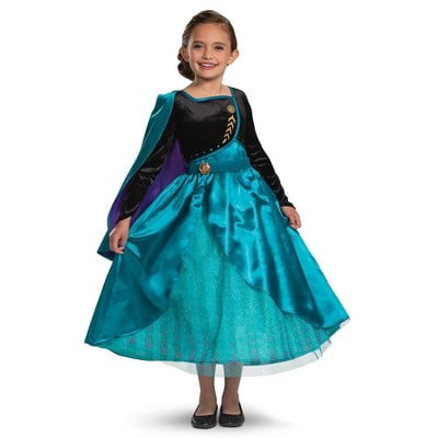 Kids' Disney Frozen 2 Anna Deluxe Halloween Costume Dress XS (3-4T)