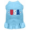 thumbnail image 1 of Robe Imprimée Étoile Usa Bleu Bébé TTG (18), 1 of 1