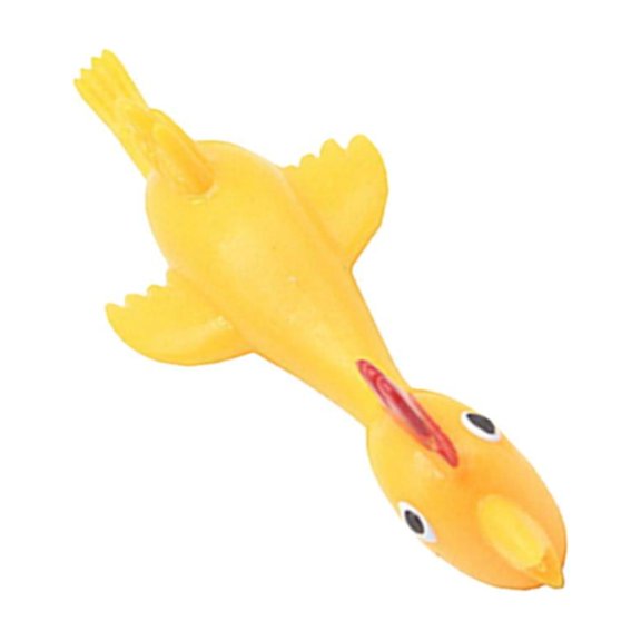 Juguetes divertidos de pollo volador Juguetes elásticos de pollo Juguetes complicados Novedad Favor de fiesta para Adorno de Pascua para