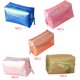 thumbnail image 2 of Bolso cosmético holográfico de cuero PU para mujer, bolso de viaje impermeable con cremallera portátil, organizador de bolsos de maquillaje, estuche para artículos de tocador AweSitey BB6802-01, 2 of 7