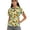 Blue Butterfly and Sunflower, variant on COEQINE Women Short Sleeve Golf Shirts Moisture Wicking Soft 1/4 Zip Golf Tops Candy and Snowflake Black Print Quick Dry Fit Polo Shirts Lightweight Tennis Activewear, XS