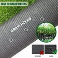 thumbnail image 3 of Fas Home Artificial Grass Turf 3FTX8FT, 1.38" Pile Height Realistic Synthetic Grass, Drainage Holes Indoor Outdoor Pet Faux Grass Astro Rug Carpet for Garden Backyard Patio Balcony, 3 of 6