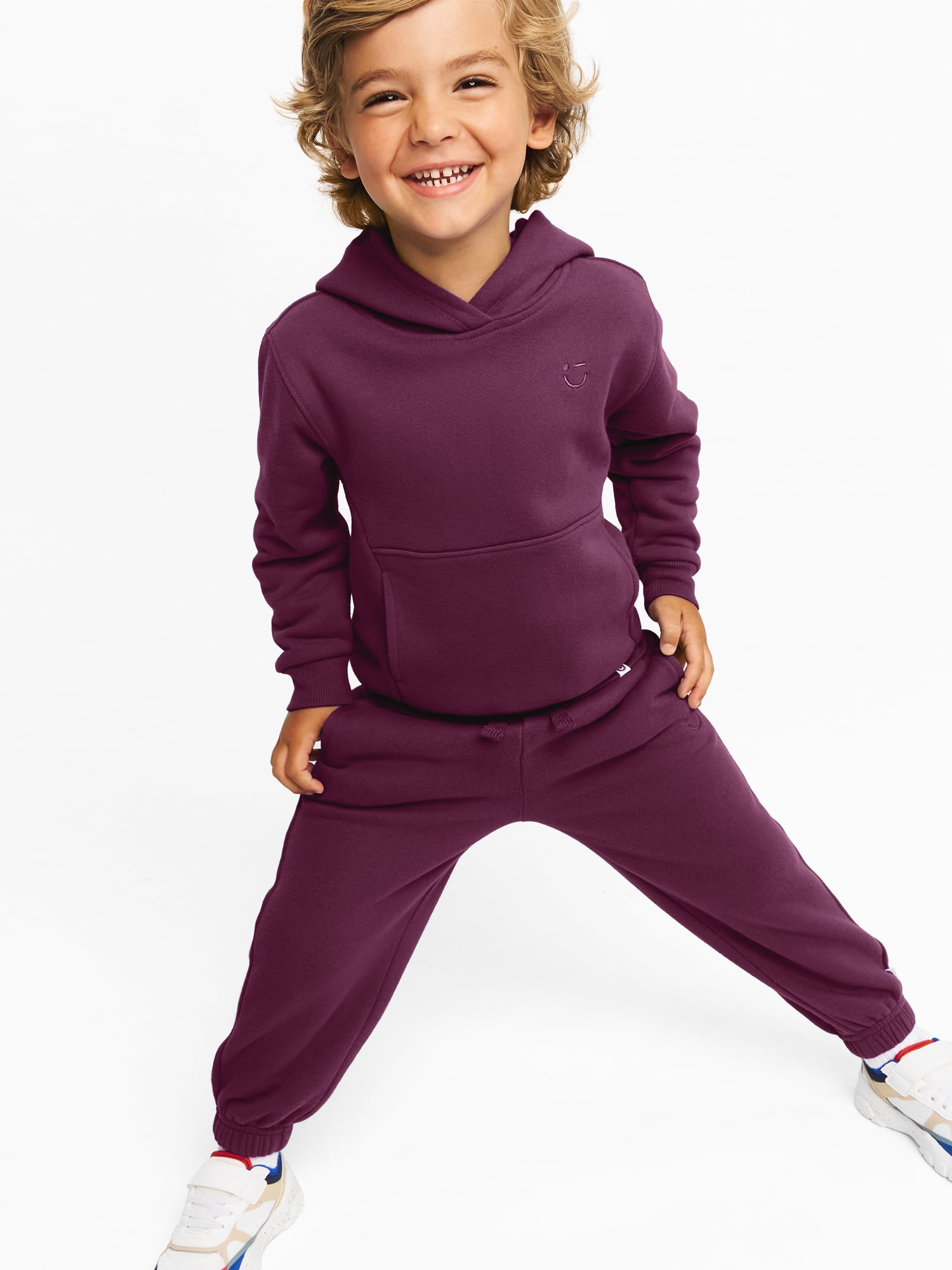 Color Mix by Garanimals Baby & Toddler Fleece Sweatpants, Sizes 0–6T