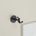 thumbnail image 2 of Better Homes & Gardens 1" Matte Black Adjustable Seamless Hidden Curtain Rod Bracket, Set of 2, 2 of 9