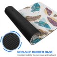 thumbnail image 6 of Long Mouse Pads for Desk,White Boho Tribal Feathers Pattern Desk Mats on Top Of Desks, Desk Mouse Pad Extra Large with 3mm Non-Slip Base and Stitched Edge for Gaming,Office,Work,Home 31.5"x11.8", 6 of 6
