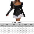 thumbnail image 5 of Vestidos casuales con volantes con cordones de cuero PU Vestidos femeninos Moda suave para viajes FLhrweasw Para estrenar, 5 of 5