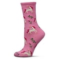 thumbnail image 3 of MeMoi Magical Unicorns Bamboo Blend Crew Socks - Womens - Female, 9-11, Black, 3 of 8